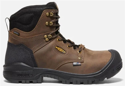 Keen, Independence, Waterproof, Carbon Toe, Work Boot, Brown, 1026487