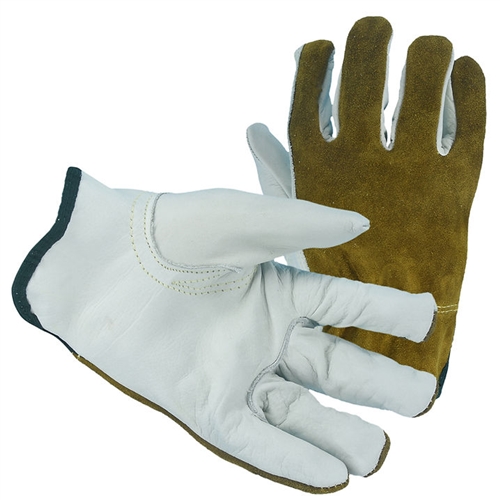 Drivers Glove, Split Back, Standard Grain Leather