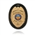 Boston Leather - Recessed Oval Clip-On Badge Holder