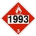 DOT FLAME PICTO 1993... DOT Placards 10 3/4in