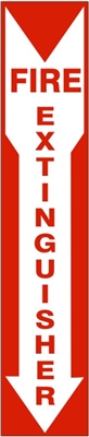 FIRE EXTINGUISHER Emergency Sign 4x20