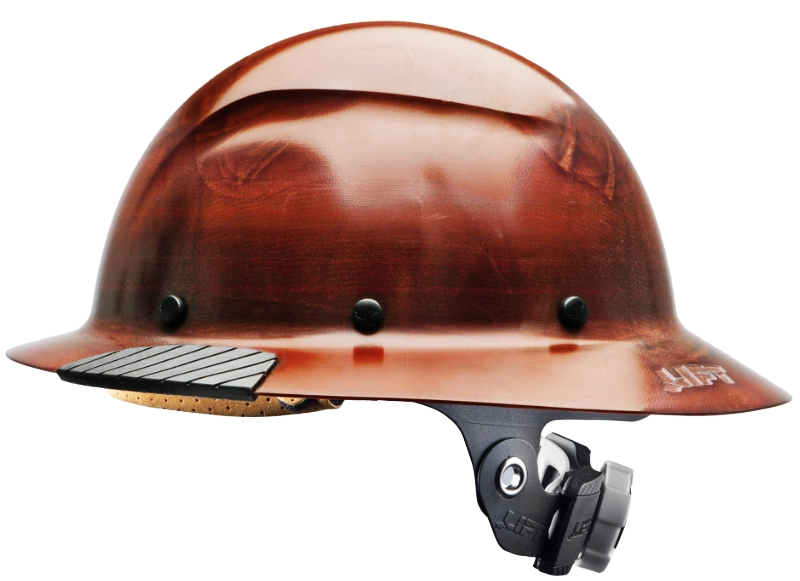 Lift Safety HDF-15NG Dax Full Brim Fiberglass Composite Hard Hat Natural 