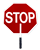 AmeriViz 18" Reflective Stop/Stop Paddle Sign