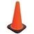 Safety 18" Orange PVC Traffic Cone With Black Base