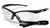 Pyramex - PMXTREME® Rx Safety Glasses Clear with Rx Insert Lens Black Frame