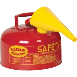Eagle - Type I Diesel Safety Can With Funnel, 2 Gal Red