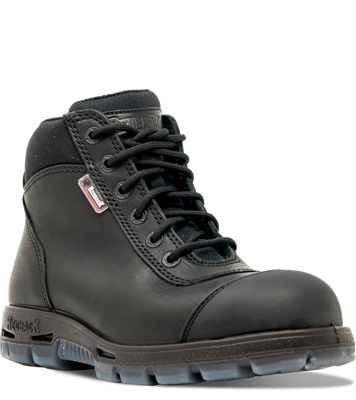 RedbacK Boots Sentinel HD Lace Up ST - Black Leather